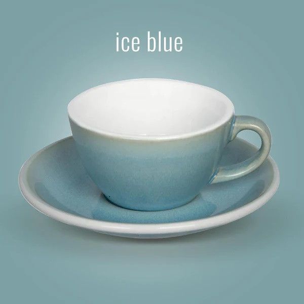 Чашка Loveramics Egg Ice Blue 200 мл с блюдцем 300345 фото