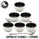 Набір чаш для каппінгу кави 6 шт 240 мл + 6 ложок для каппінгу Sola Tasting Spoon 30076 фото 1