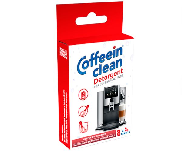 Таблетки 2 g для удаления кофейных масел Coffeein clean DETERGENT 8 шт 14231 фото