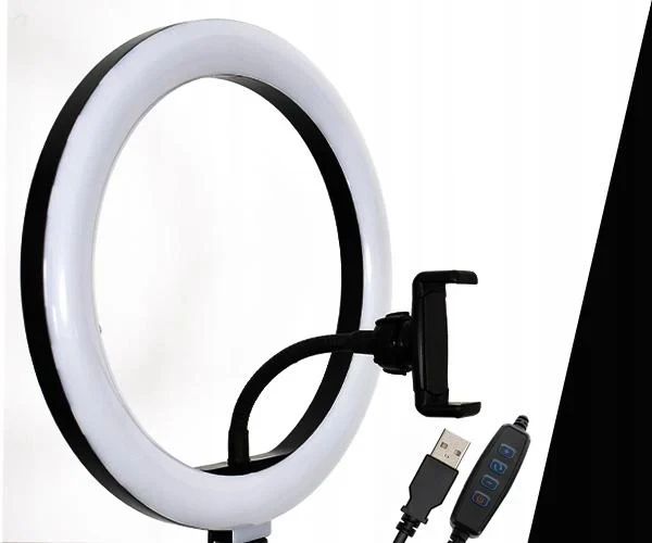 Кільцева лампа Ring Fill Light ZD666 26 см з тримачем телефону 1004 фото