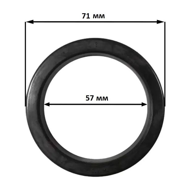 Кольцо группы CIMBALI 71x57x8 mm, уплотнительное для групп холедра кофемашины 58 диаметр 8C28 фото