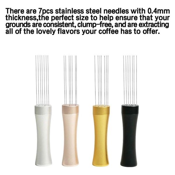 Распределитель молотого кофе Tool Needle в холдере Разрыхлитель Silver DSC022 фото