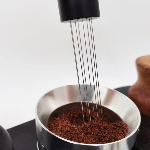 Распределитель молотого кофе Tool Needle в холдере Разрыхлитель Silver DSC022 фото
