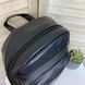 Черный женский городской мини рюкзак эко кожа, прогулочный маленький рюкзачок для девушек 491 фото 9