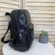 Чорний жіночий міський міні рюкзак еко шкіра, маленький прогулянковий рюкзак для дівчат 491 фото 5