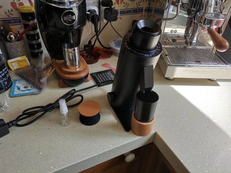 Электрическая Кофемолка DF64V Coffee Grinder Single Dose Черная 18576 фото