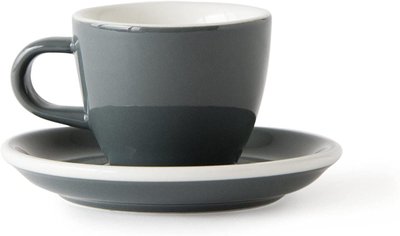 Чашка комплект Acme Evolution Grey для еспресо 70 мл. Акме Сіра 18931 фото