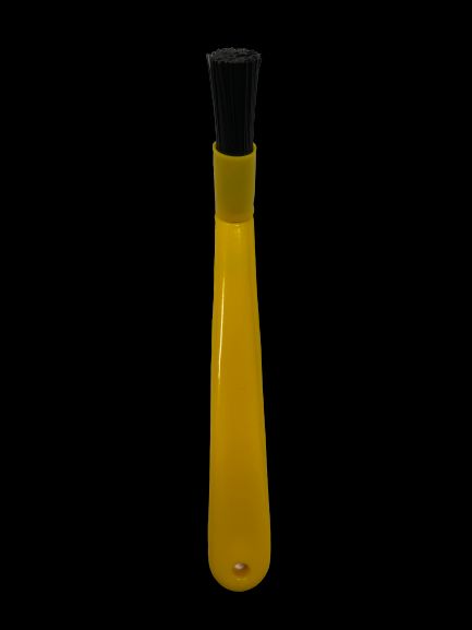 Щетка для чистки групп кофемашины. Желтая (Черные ворсинки) 14185 фото