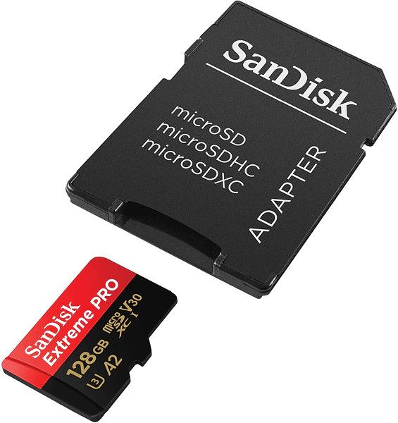 Карта пам'яті 128 ГБ microSDXC UHS-I U3 A2 SanDisk Extreme Pro SDSQXCD-128G-GN6MA 3433 фото