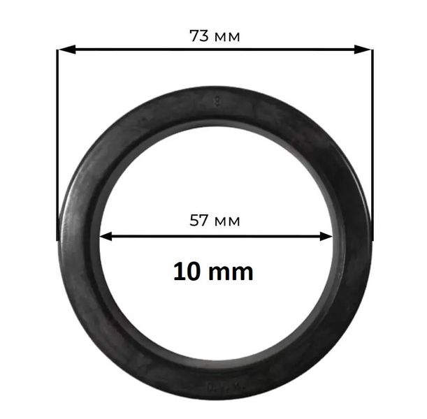 Кольцо FAEMA 73/57 10 mm. уплотнительное для групп холедра кофемашины 58 диаметр 8F876 фото