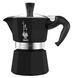 Гейзерная кофеварка Bialetti 130 мл. 3 чашки Черная 14238 фото 1