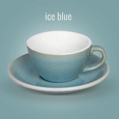 Чашка Loveramics Egg Ice Blue150 мл із блюдцем 300337 фото