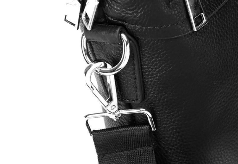 Мужской кожаный деловой портфель сумка для документов из натуральной кожи 1331Д фото