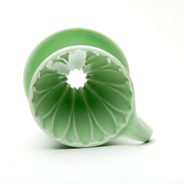 Пуровер Cafec Arita зеленый васаби Ware Flower Dripper Cup4 Green 15853 фото