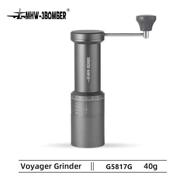 Ручная кофемолка Voyager MHW-3BOMBER Manual Grinder 40g Серый Графит G5817G фото