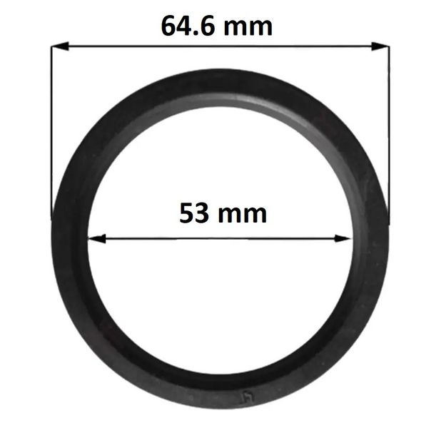 Кольцо группы SAN MARCO/WEGA 64,6X53XH.5.5MM NBR 85SH, уплотнительное для групп холедра кофемашины 8S22 фото