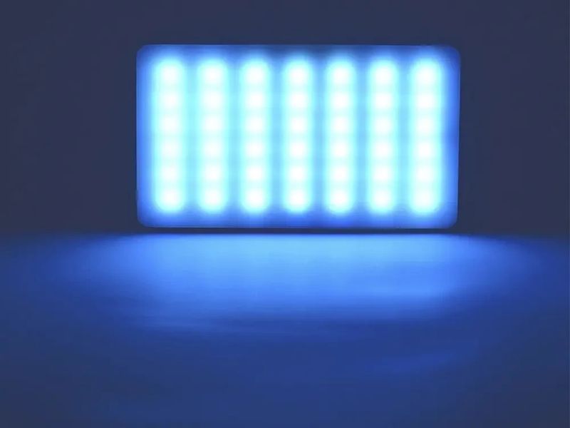 Светодиодная лампа для видеосъемки W140 RGB CRI95 2500K-9000K Черный 1108 фото