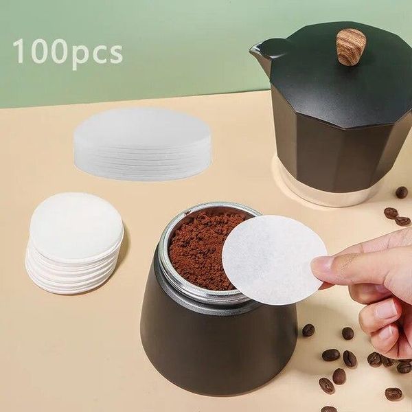 Фільтри для гейзерної кавоварки на 3 чашки Moka Pot Paper Filter B30048 фото
