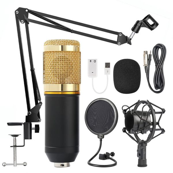 Мікрофон конденсаторний BM800 звукова карта з пантографом та аксесуарами (ВМ оригінал) 347 фото