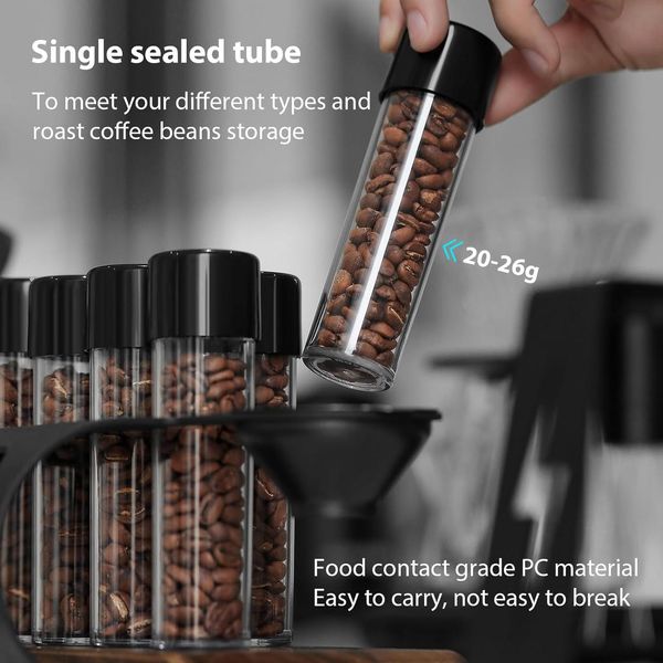 Сет ємностей із клапанами MHW-3Bomber Energy Tubes для зберігання кави C5152 фото