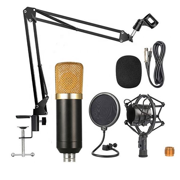 Микрофон конденсаторный BM800 звуковая карта с пантографом и аксессуарами (ВМ оригинал) 347 фото