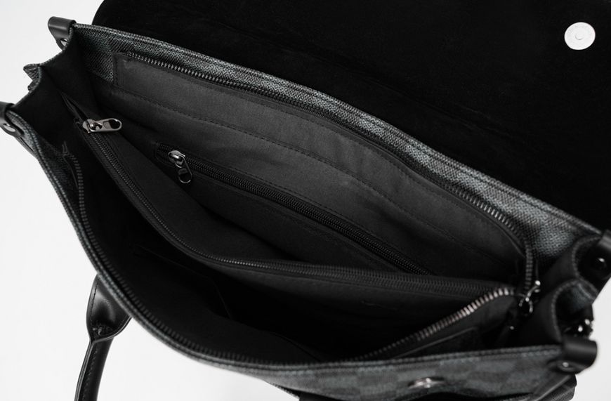 Модный мужской деловой портфель для документов, качественная офисная сумка формат А4 1537П фото