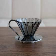 Пуровер Cafec Tritan Flower Dripper Black Cup4 TFD-1BK фото