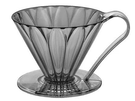 Пуровер Cafec Tritan Flower Dripper Black Cup4 TFD-1BK фото