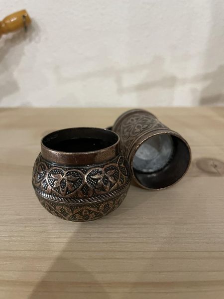 Турецкая ручная перцемолка Acar 11 см. Цвет темное серебро 14117 фото