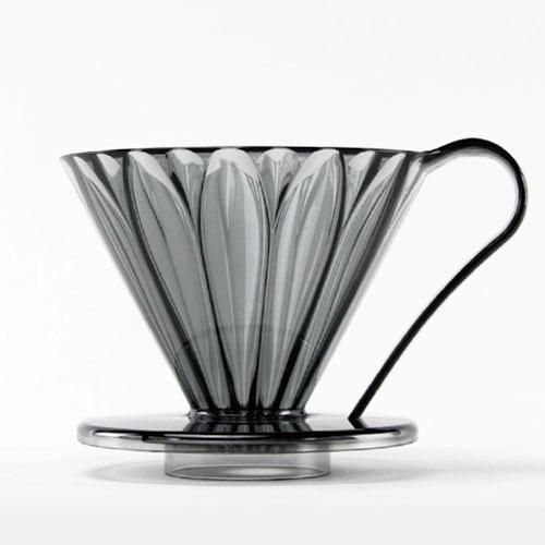 Пуровер Cafec Tritan Flower Dripper Black Cup4 TFD-1BK фото