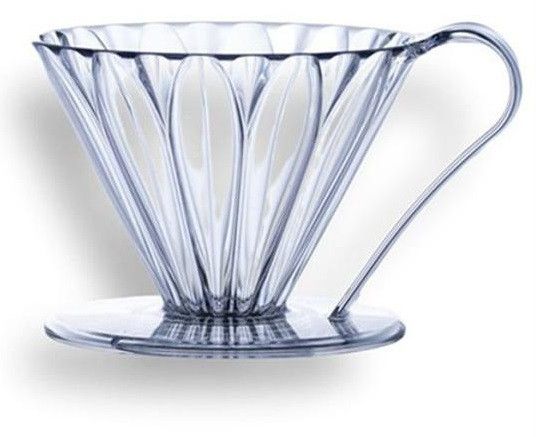 Пуровер Cafec Прозрачный Cone-Shaped Ware Flower Dripper Cup4 15857 фото