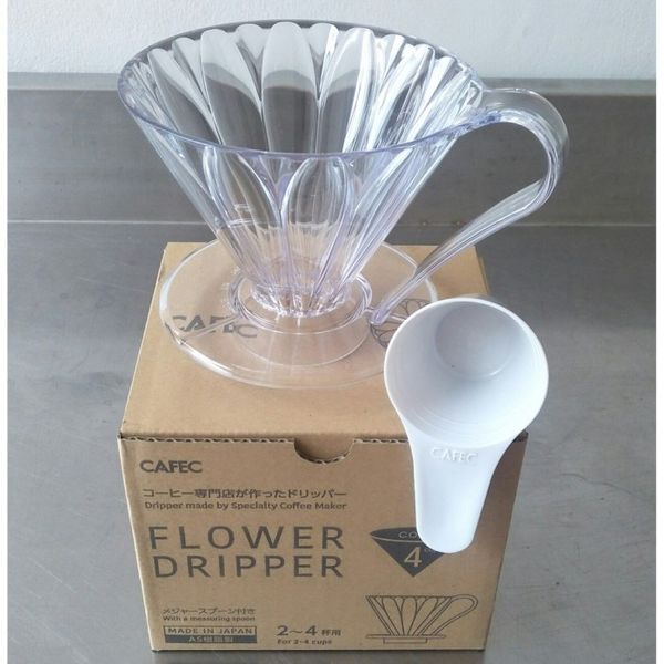 Пуровер Cafec Прозрачный Cone-Shaped Ware Flower Dripper Cup4 15857 фото