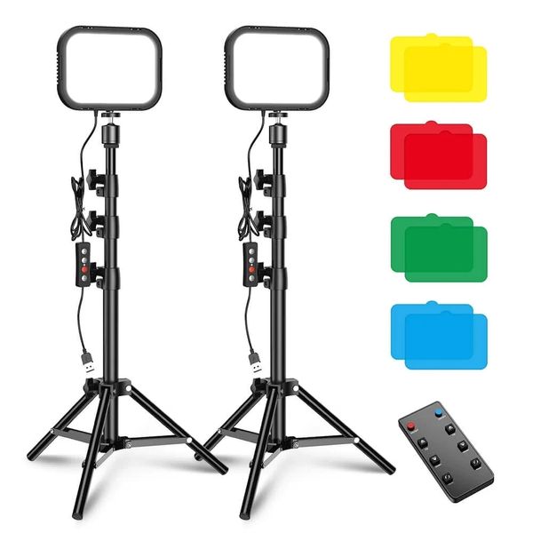 Світлодіодний портативний комплект для відеозйомки Apexel APL-FL19 з кольоровими фільтрами APL-FL19 фото
