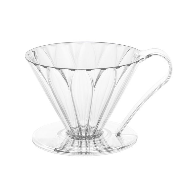 Пуровер Cafec Прозрачный Cone-Shaped Ware Flower Dripper Cup4 15857 фото
