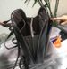 Стильный женский городской рюкзак сумка 2 в 1 рюкзачек сумочка черный коричневый 260 фото 6