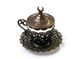 Турецька чашка Демітас Acar з блюдцем 110 мл Ажур Мідний колір 15205 фото 4