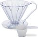 Пуровер Cafec Прозрачный Cone-Shaped Ware Flower Dripper Cup4 15857 фото 1