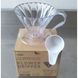 Пуровер Cafec Прозорий Cone-Shaped Ware Flower Dripper Cup4 15857 фото 5