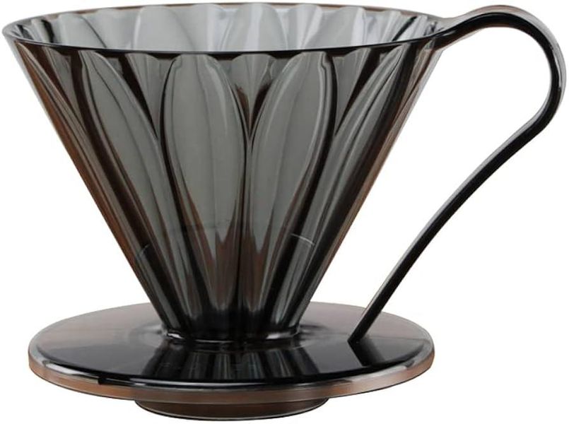 Пуровер Cafec Tritan Flower Dripper Black Cup4 TFD-1BK фото