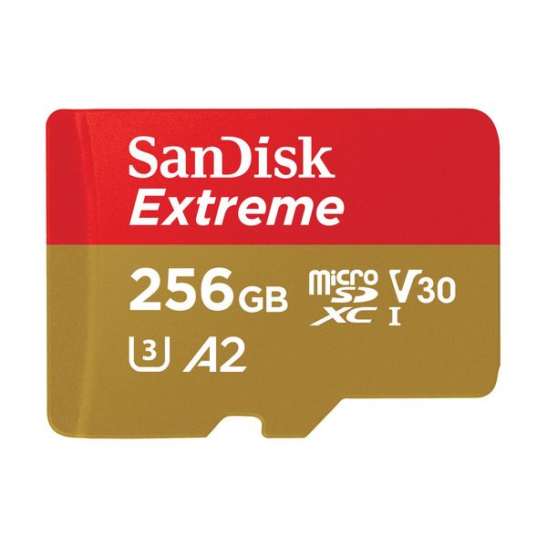 Карта пам'яті 256 ГБ microSDXC UHS-I U3 A2 SanDisk Extreme SDSQXAV-256G-GN6MA 3689 фото