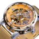 Жіночий наручний годинник механічний Forsining скелетон з відкритим механізмом і камінцями 996Е фото 7